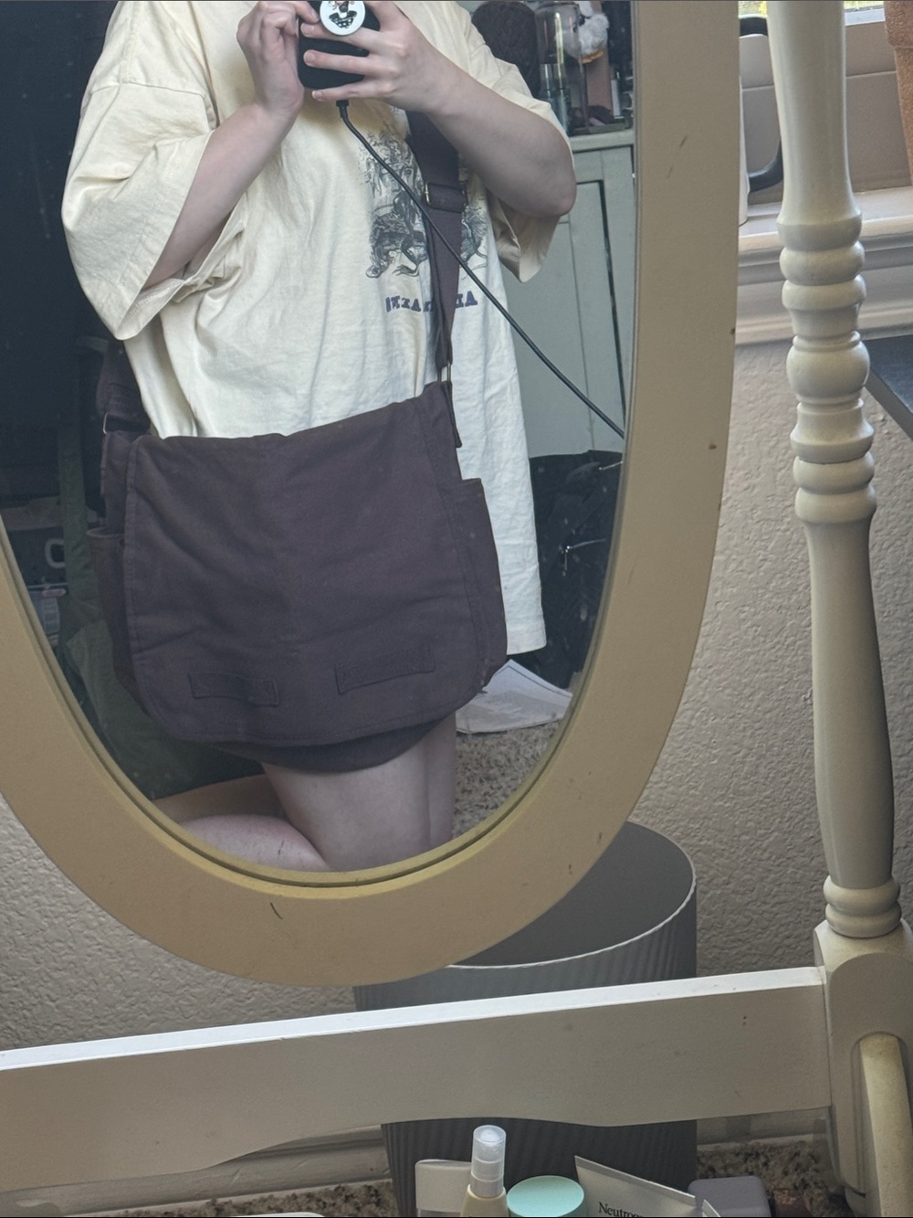 Brown Messenger Bag